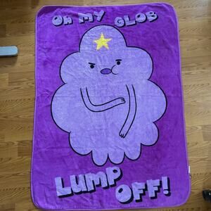 Adventure Time Lumpy Space Princess Throw Blanket 42x57 Cartoon Network LSP